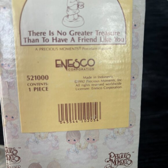 Precious Moments Figurine - No Greater Treasure Than A Friend Like You 521000 - Picture 9 of 10